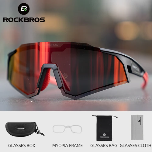 ROCKBROS gafas fotocromáticas polarizadas para bicicleta, gafas de sol UV400 para exteriores, gafas deportivas para ciclismo de montaña y carretera