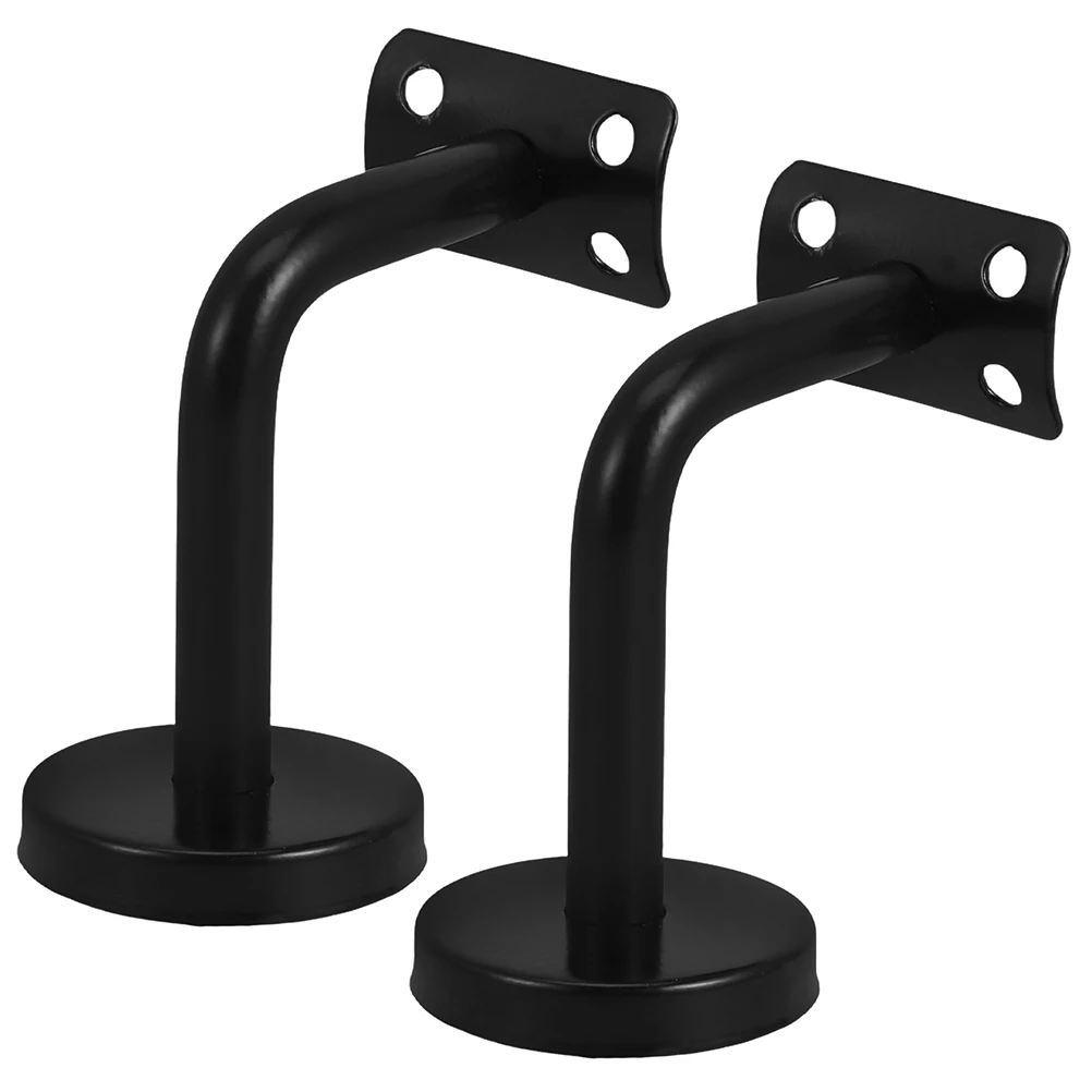 

2Pcs Wall Handrail Bracket Stainless Steel Solid L-Shaped Stair Support Durable Heavy Duty Staircase Fixing Hardware