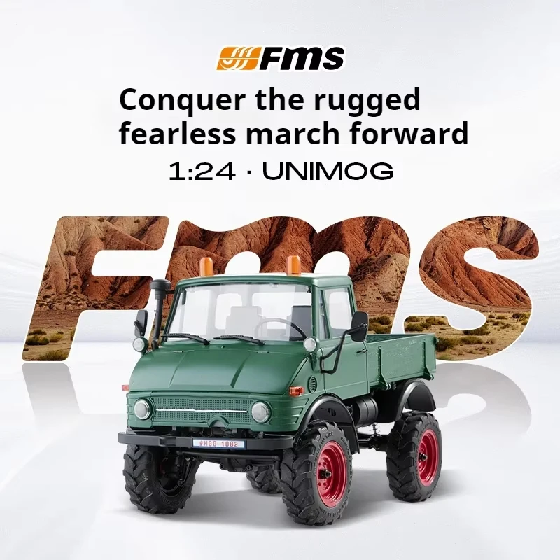 FMS 1/24 مقياس Unimok FCX سلسلة على الطرق الوعرة RC تسلق سيارة الدفع الرباعي التحكم عن بعد الكهربائية محاكاة لعبة مجسمة