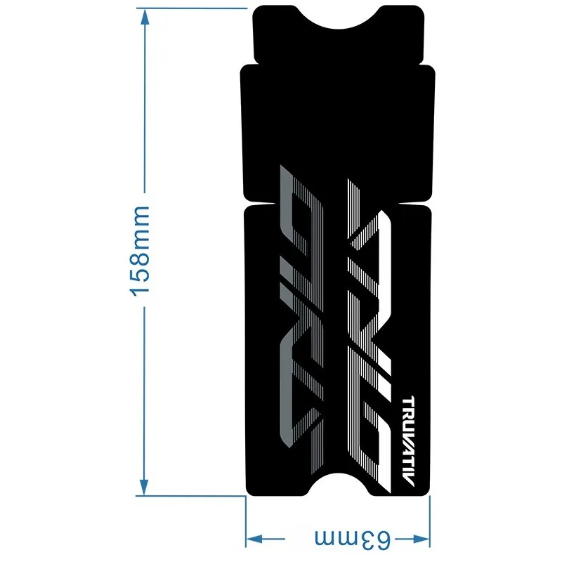 15.8cm 2 PC Car Sticker DIY Truvativ Stylo Crank Tooth Plate Stickers Crank Protection Tooth Plate Protection Cranks Decals 2