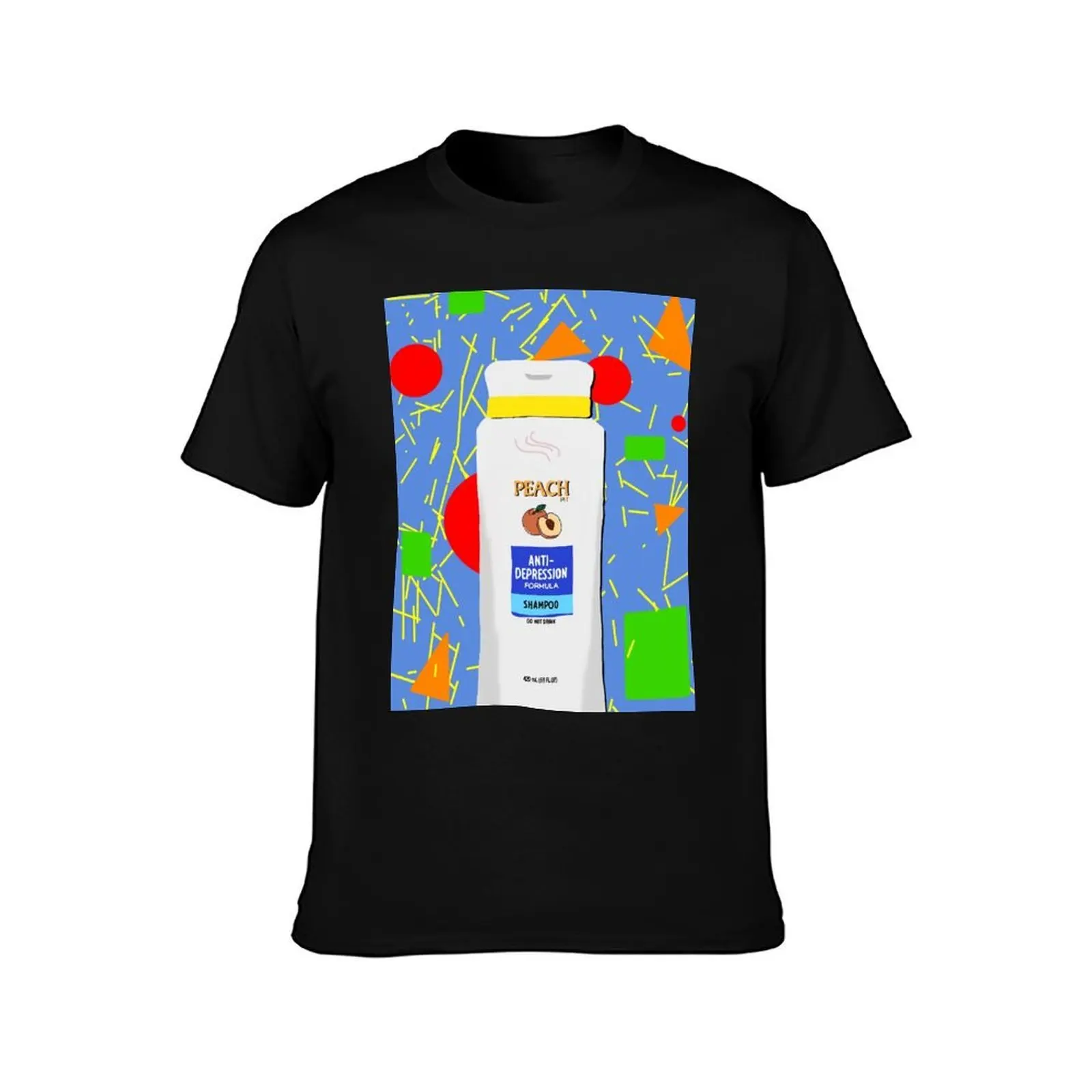 Peach Pit Anti-Depression Formula Graphic T-Shirt Odor Resistant Short Sleeve Top T-Shirt