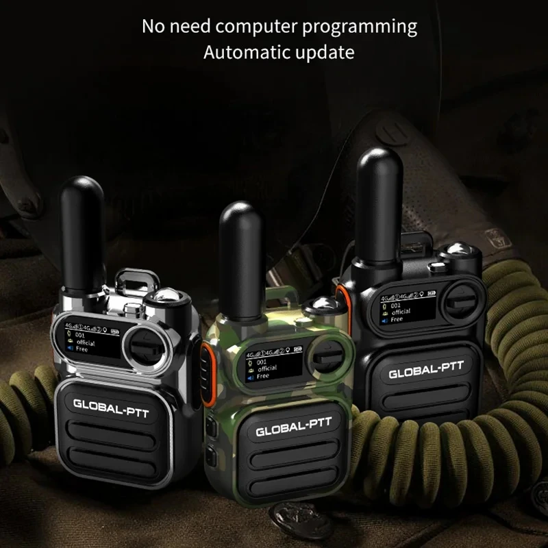 Global-PTT G388 Walkie Talkie Global Available POC 4G Mini Two-way Radio Internet Portable Profesional Long Range Communicator