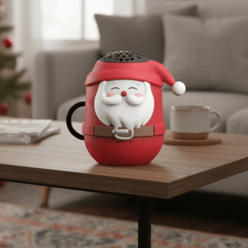 Głośnik Bluetooth Rich Bass Santa Claus, dźwięk HiFi, wodoodporny, świąteczny, przenośny, interfejs USB, głośnik bezprzewodowy