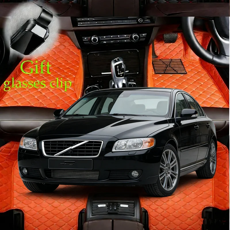 

Custom Fit For Volvo S80 S80L 2006-2016 Sedan Car Floor Mats Waterproof Car accessories Carpets Covers Left /Right Hand Drive