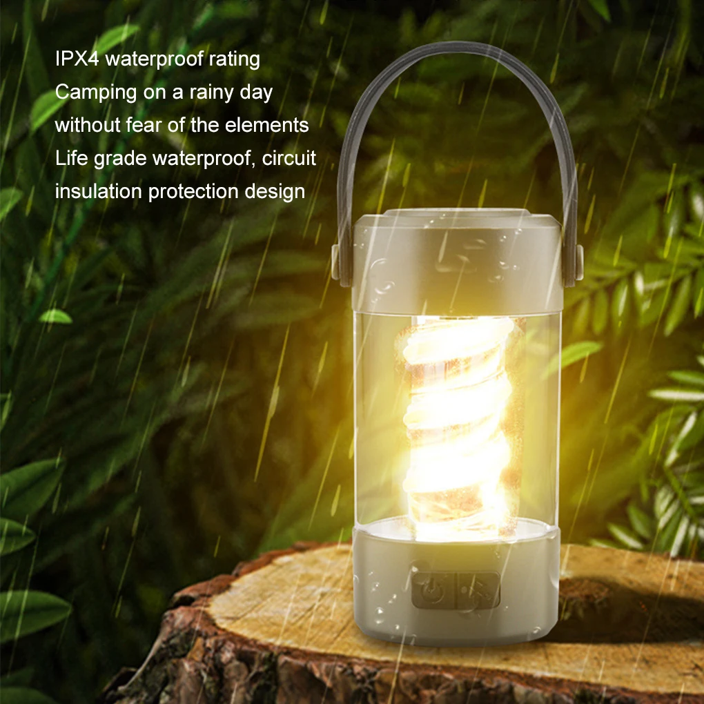 

Bluetooth Atmosphere Lamp with Adjustable Light Portable Handle Type-C Charging Enhanced Sound Quality for Home and Outdoor Use