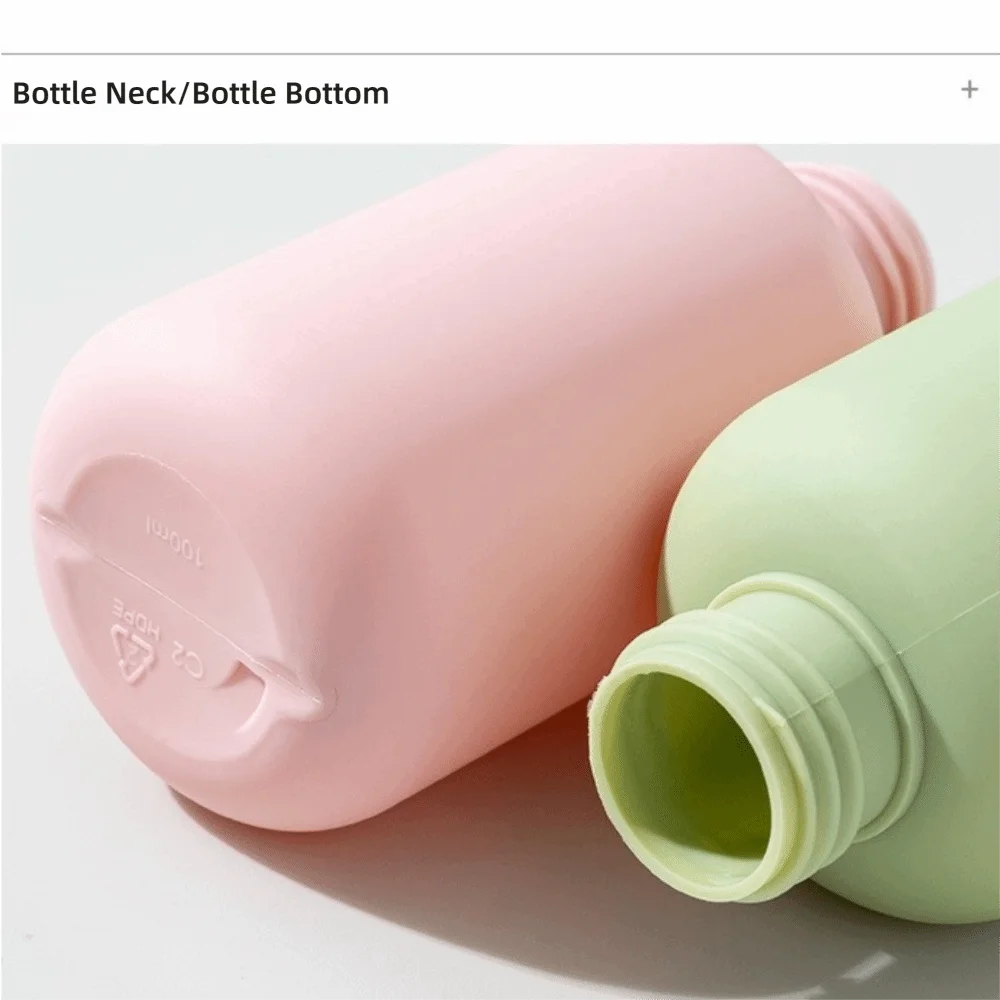 

3Pcs High Quality 100ml Split Bottles Plastic Portable Empty Bottle Refillable Storage Bottle Travel