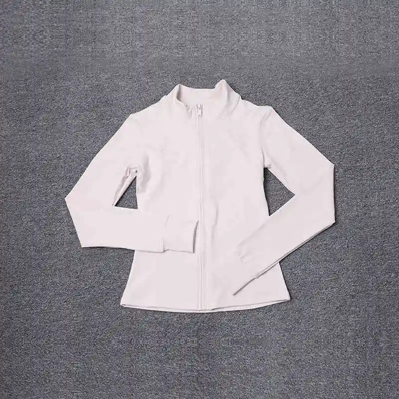 

Slim Fit Sports Jackets Women Long Sleeve Zipper Running Fitness Yoga Jackets
