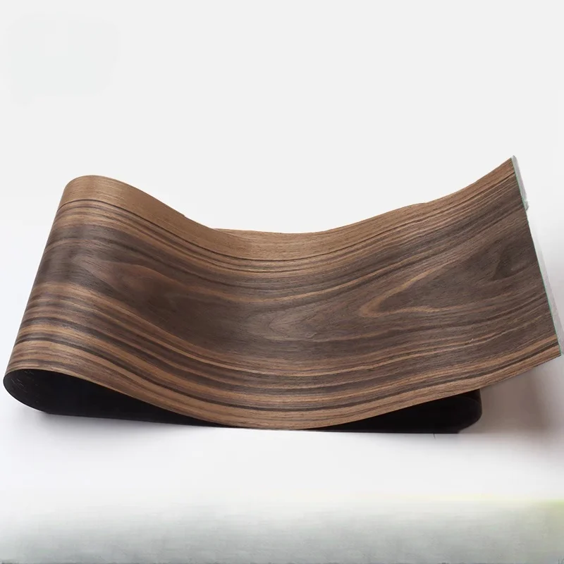 Tech-Smoked Ebony Wood Veneer Furniture Peel Stick Renovation Film DIY Decorative Adhesive Laminate for Cabinets Tables  Home Up