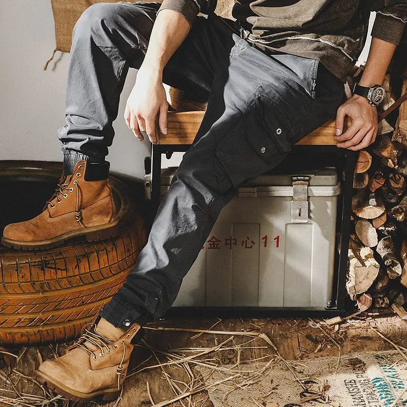 Invisible Open Crotch Men Cargo Pants Resistant Ripstop Tactical Work Trousers Lightweight Outdoor Hiking Sweatpants Outdoor Sex