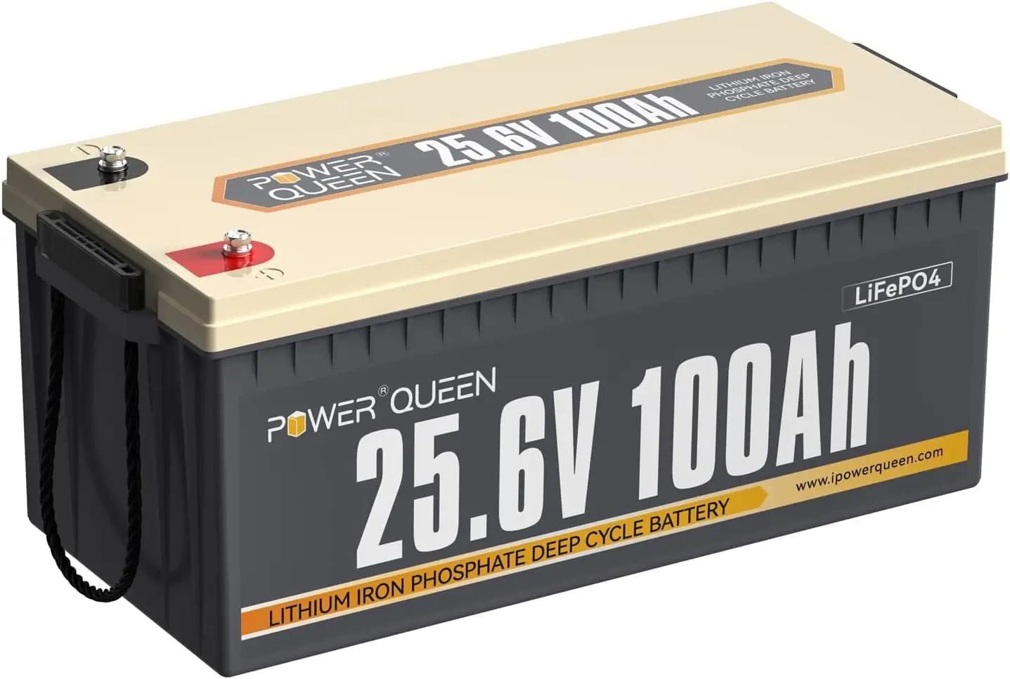 24V 100Ah LiFePO4 Deep Cycle Lithium Battery for Solar RV Marine Off-Grid Energy Storage, Customized