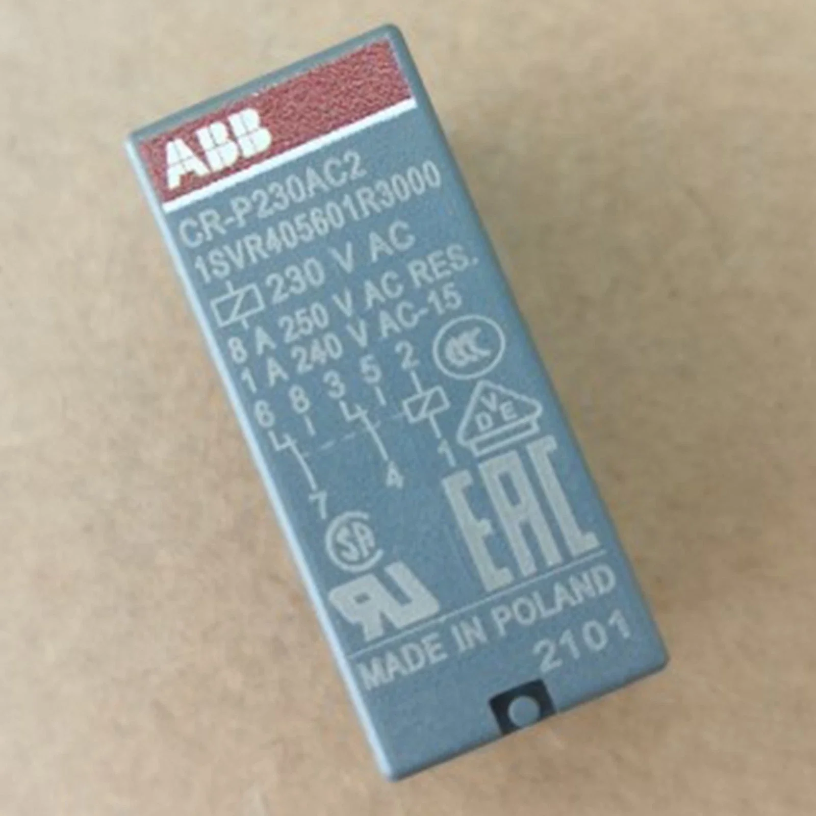 10-pcs-cr-p230ac2-10050152-1svr405601r3000-pluggable-interface-relay