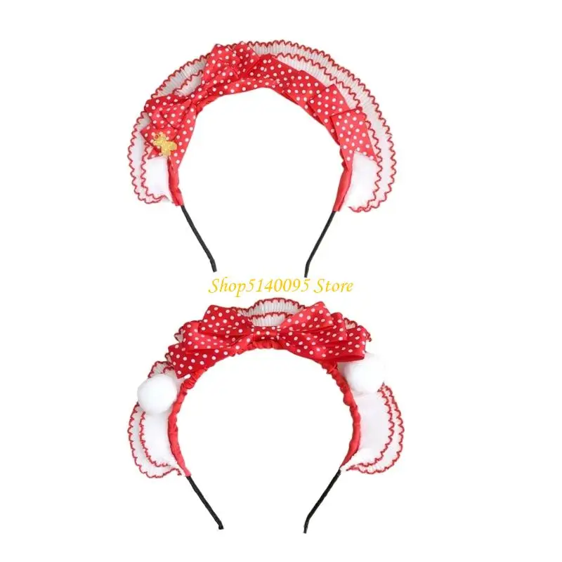 

DXAE Red Bows Headbands For Women Soft Stretchable Hairband Comfortable Hair Accessory For Daily Use And Special Occasion