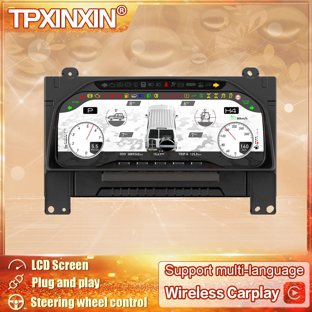 

Car Instrument Panel For Toyota LC70 71 76 78 79 Digital Dash Panel Gauges Instrument Cockpit Speedometer Dashboard Cluster