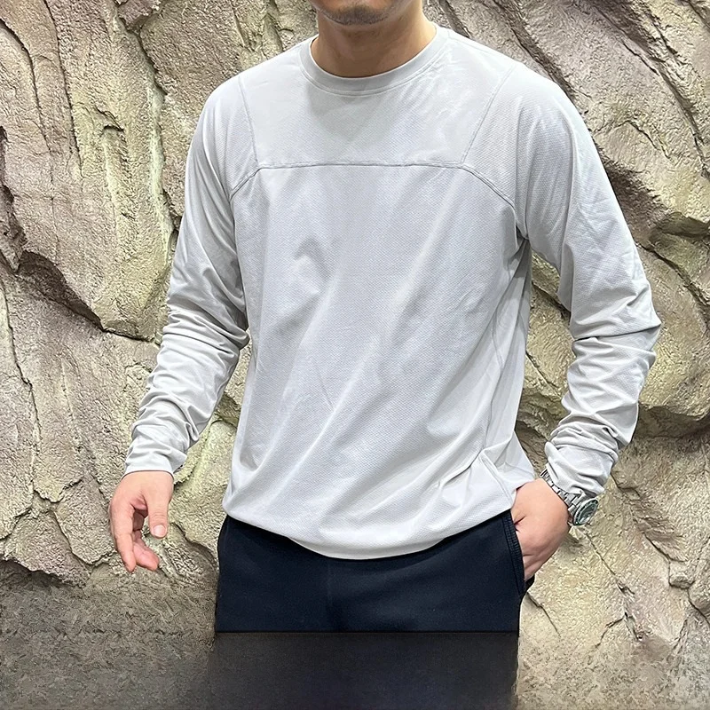 

Qui Dry Elastic Men's Sport T-irt Breathable Base irt 3D Tailoring Spring Summer New Arrival Stand Fit Faion Brand