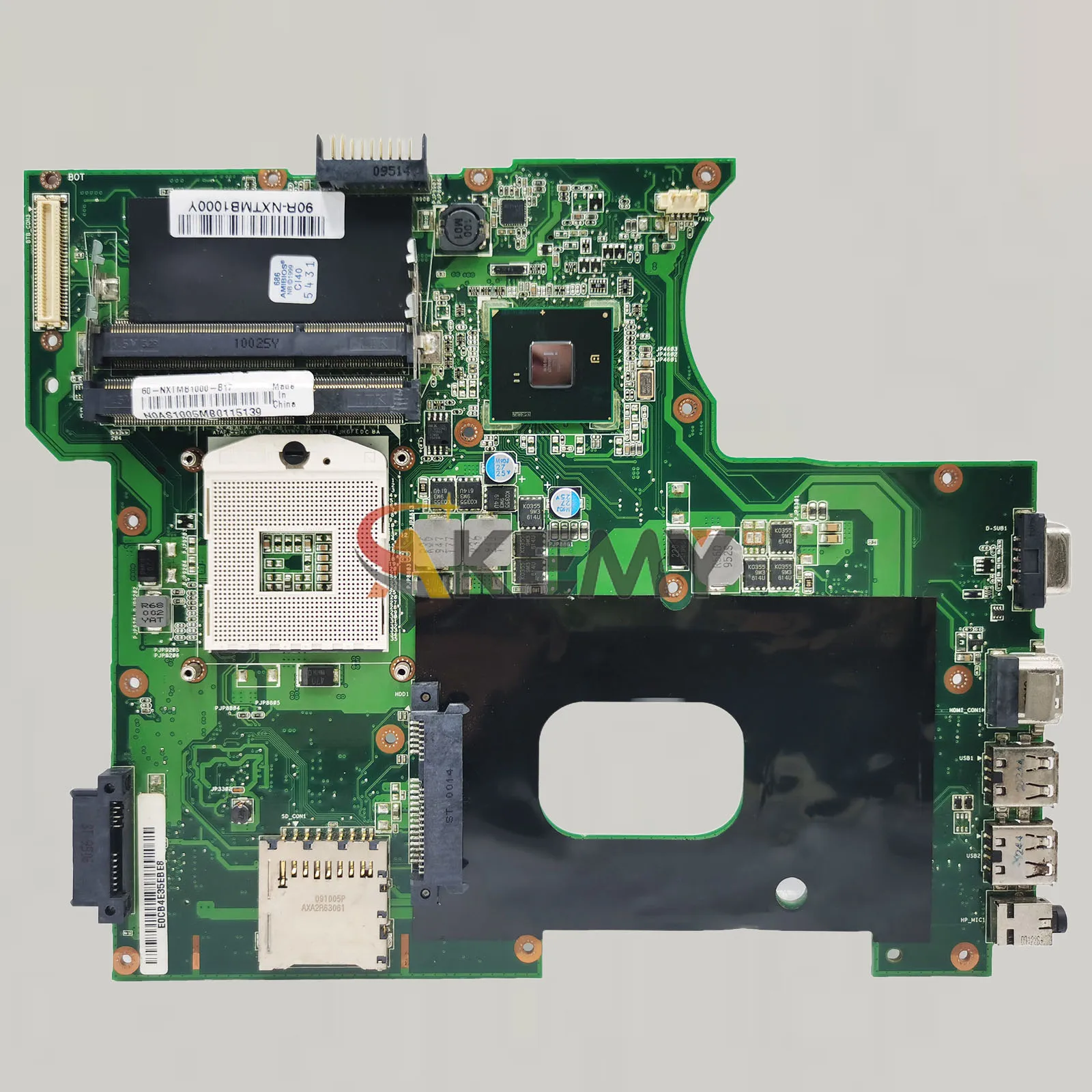 Placa base para ordenador portátil K42F para ASUS K42F K42F A42F X42F, placa base para portátil, este artículo está en stock, 100%, pruebas, OK, envío rápido