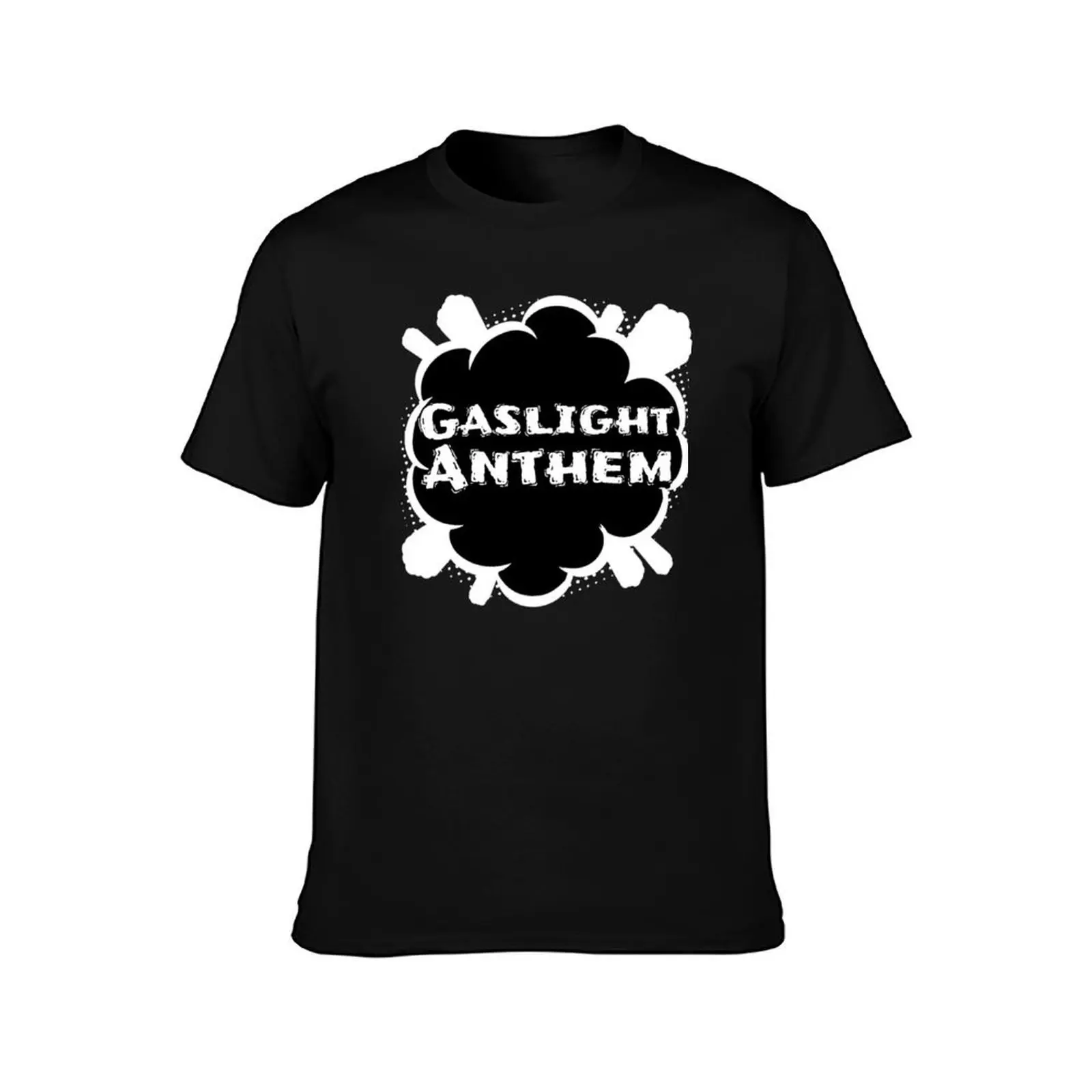 The Gaslight Anthem T-Shirt, Summer Casual Cotton Tee, Oversized Streetwear Tops, Vintage Graphic Print, Loose Fit Short Sleeve