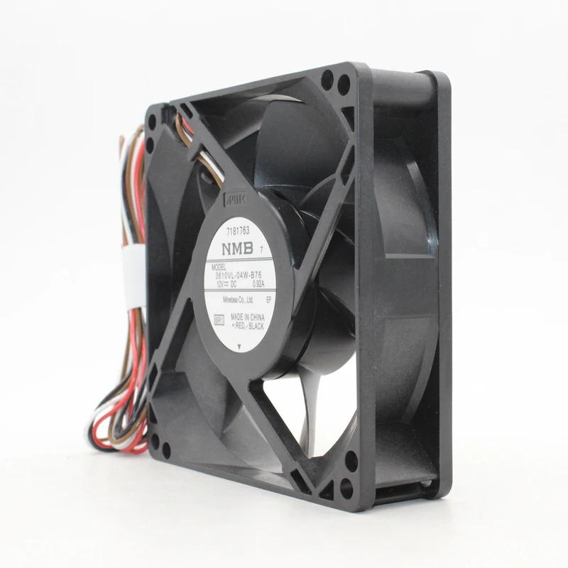 Brand New NMB 3610VL-04W-B76 12V 9225 4wire Speed Control PWM Function Cooling Fan