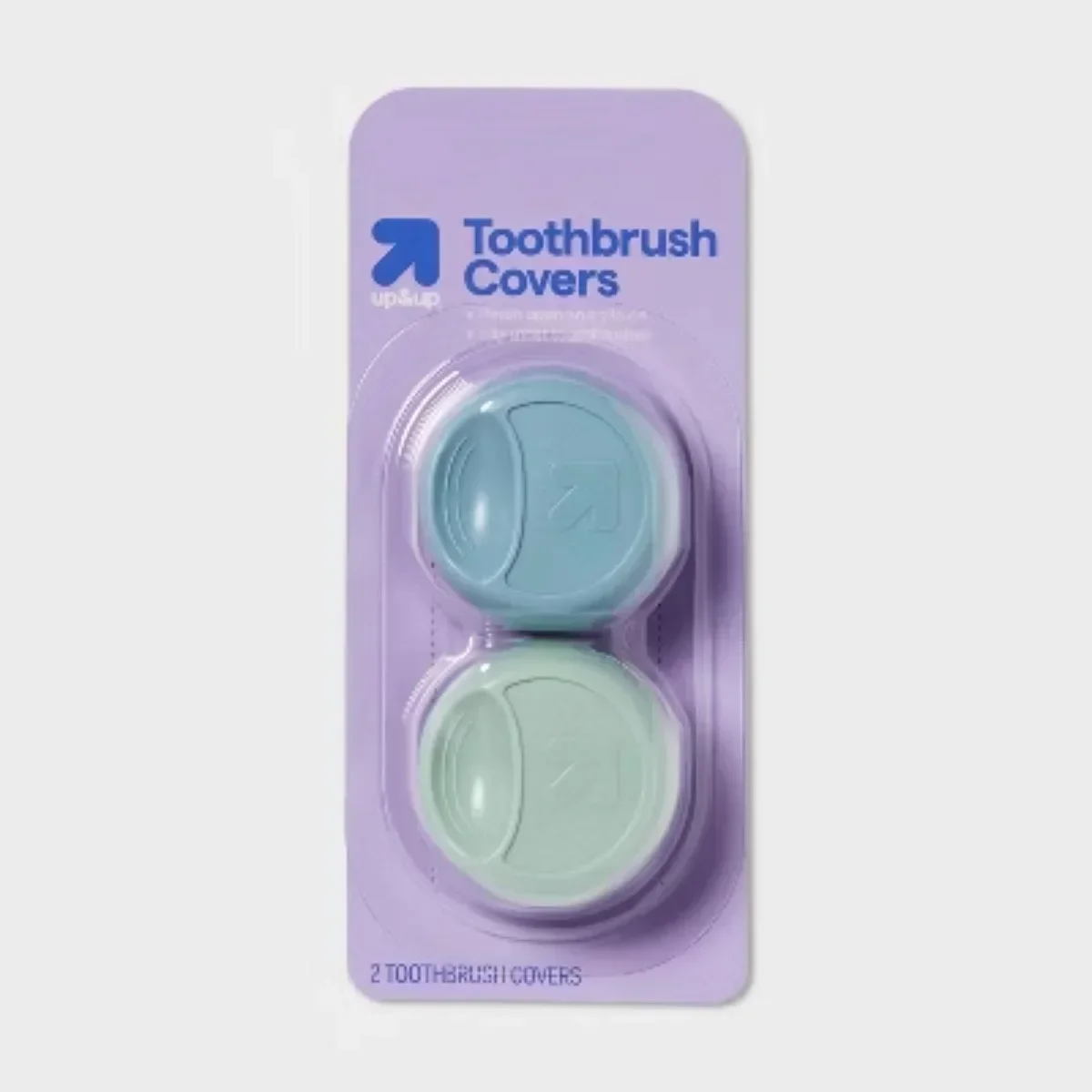 

Toothbrush Set - 2 Pieces, Portable Toothbrush Case, Two Round Toothbrush Cases, Travel Accessories