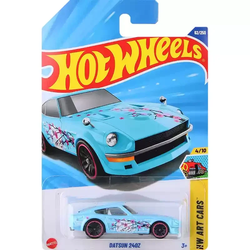 2025G оригинальный автомобиль Hot Wheels Datsun 240Z, литая под давлением модель автомобиля 1/64, дисплей, игрушки для мальчиков, brinquedos, подарок другу на день рождения