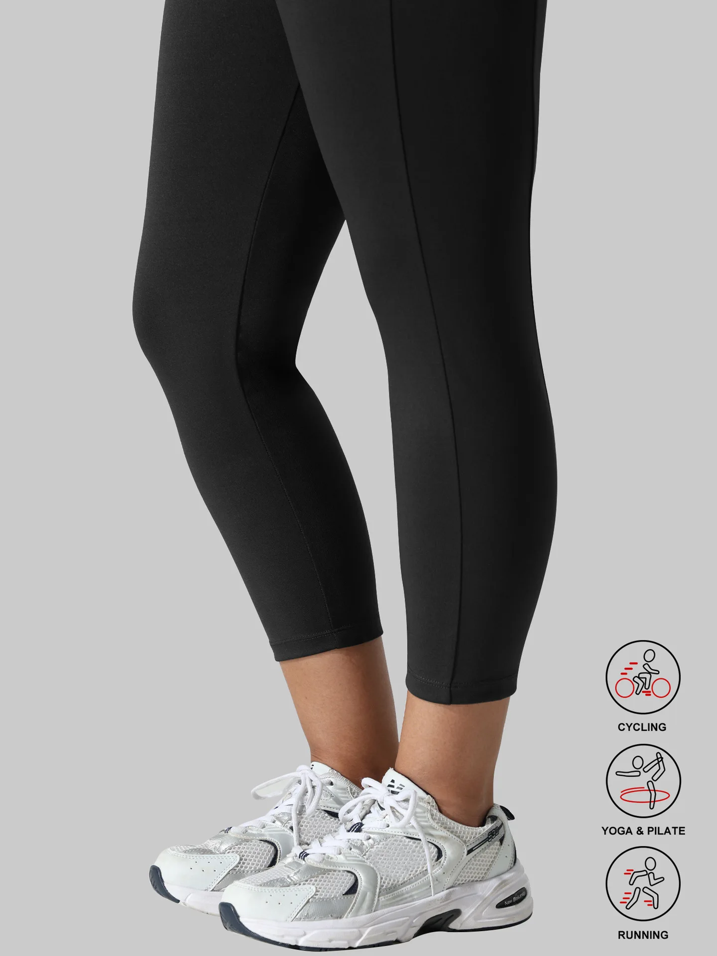 المرأة حجم كبير طماق مبطنة بالصوف عالية الخصر الخريف الشتاء الدافئة ضيق صالح ملابس خارجية مع جيوب #4