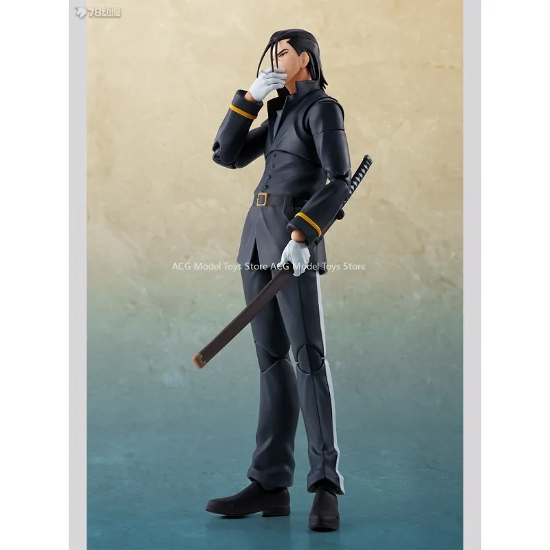 In Stock  Bandai SHF Comprehensive Series Saito Ichi Action Figure Toys Collection Model Gift