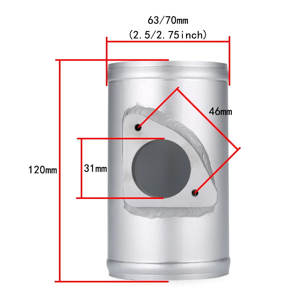 High Flow Cold Air Intake MAF Sensor Adapter for Mazda 3 6 CX-5 CX-30 MX-5, Mass Air Flow Meter Mount