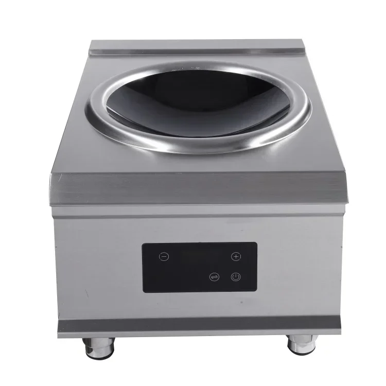 

Hot SalesProfessional Restaurant Hotel Stainless Steel Commercial Kitchen Equipment Table Top Electric Induction Concave Wok Coo