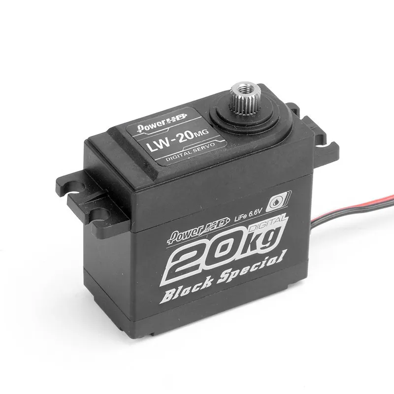 Power HD Digital Servo LW 20MG 20KG High Torque Metal Gear Full Waterproof LiFe 6 6V Compatible With RC Crawler Robot Arm Robot