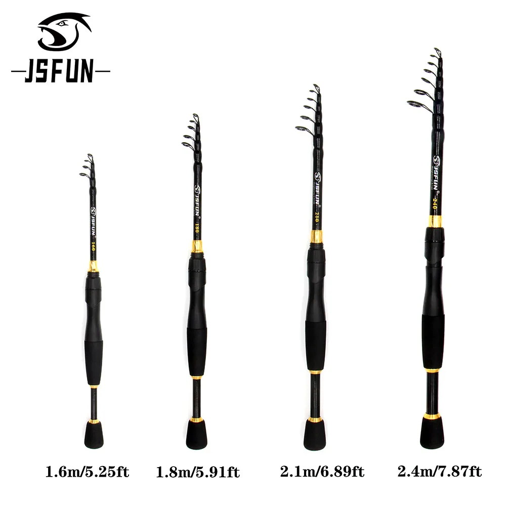 JSFUN المحمولة قابل للسحب قضيب الكربون مقلوب الصيد مقبض مستقيم HandleTwoWheel قاعدة متعددة منطقة المياه ينطبق النقل #1