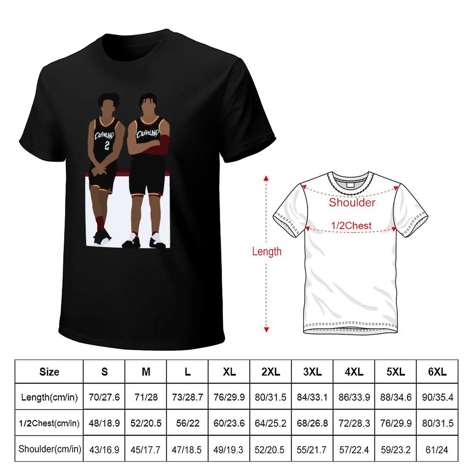 Collin Sexton & Darius Garland T-Shirt Dry Fit Athletic Short Sleeve Shirt