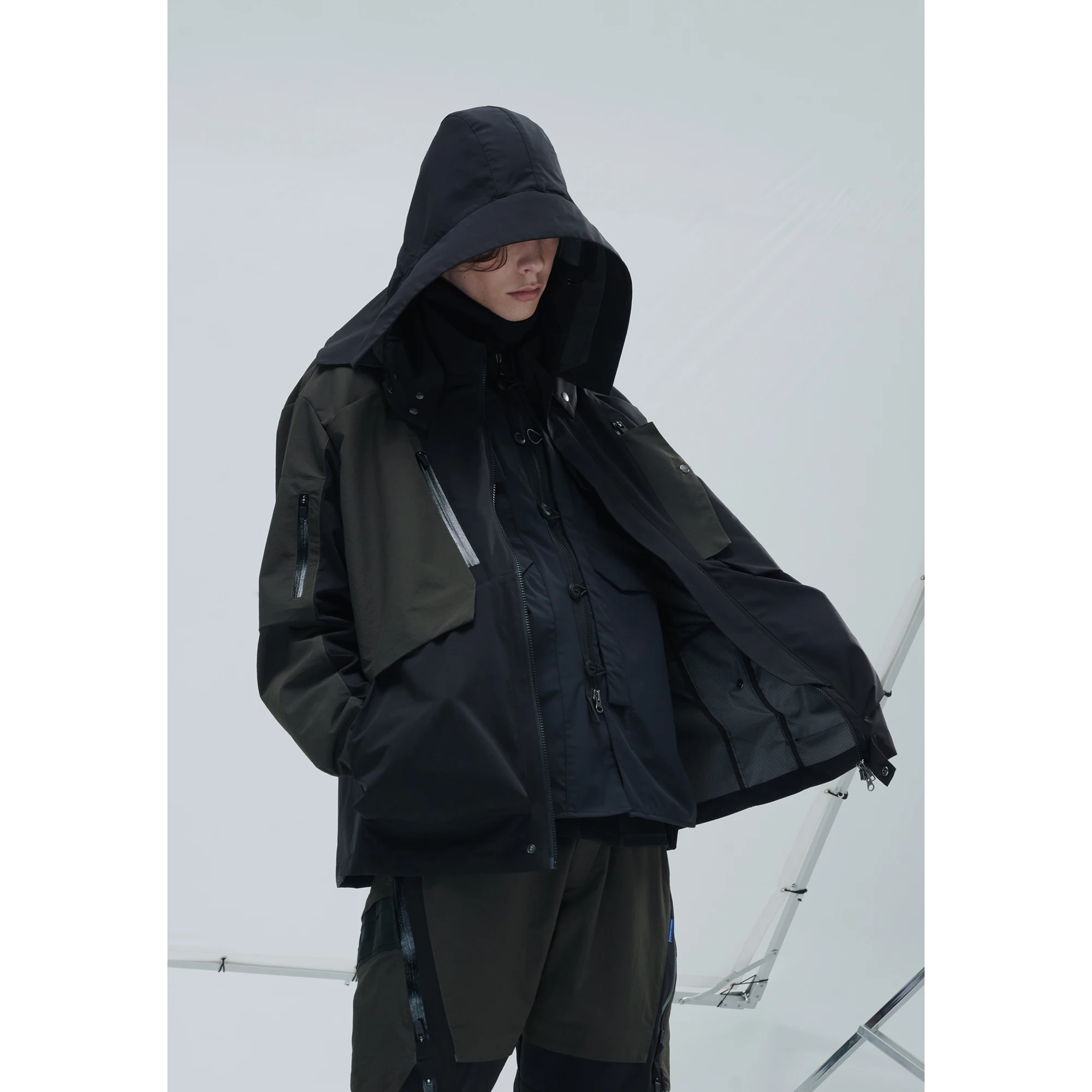 REINDEE LUSION 21AW TECHWEAR 2IN1 ALL-ENVIRONMENTAL WATERPROOF MULTI-POCKET RECONNAISSANCE FOUR-FORM ASSAULT SUIT TECH COAT