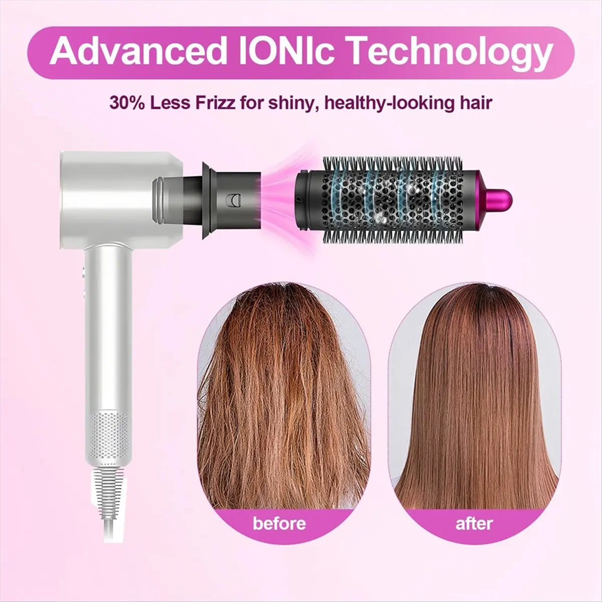 

Длинная щипцы для завивки волос 40 мм, насадка для фена для HS01/HS05/HD08, бигуди, конверсионная палочка для завивки волос, фен