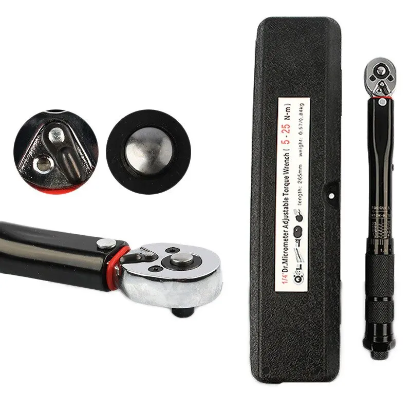 Torque Wrench 3/8 Digital 19-110nm Adjustable Spanner Stainless Steel Car Repair Electronic Automatic Angle Drive Bicycle Tool