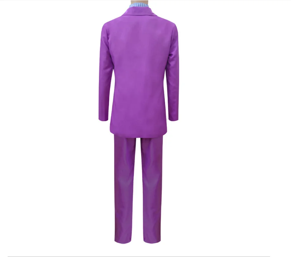 Nuovi uomini Anime Cos Kira Yoshikage Costume Cosplay Halloween Uniform Outfit Set Carnevale Giochi di ruolo Blazer Set di abiti