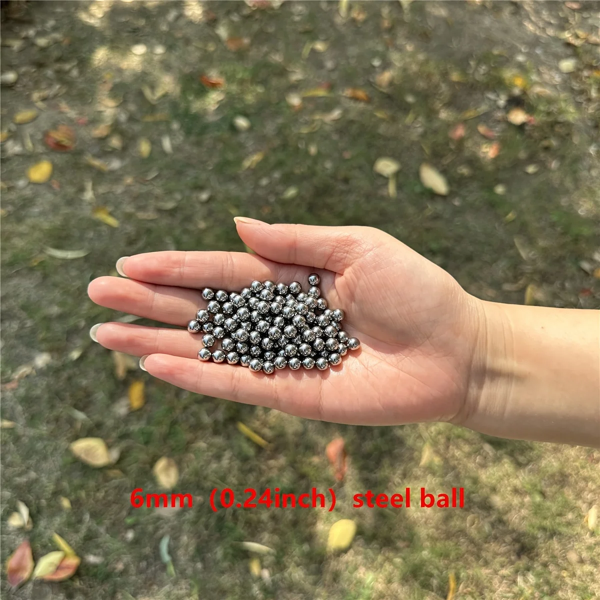 High Carbon Steel Beads 50-100pcs - 6mm & 8mm, Durable for Bearings, Slingshots, Pinball, Industrial Use - Shooting Accessories