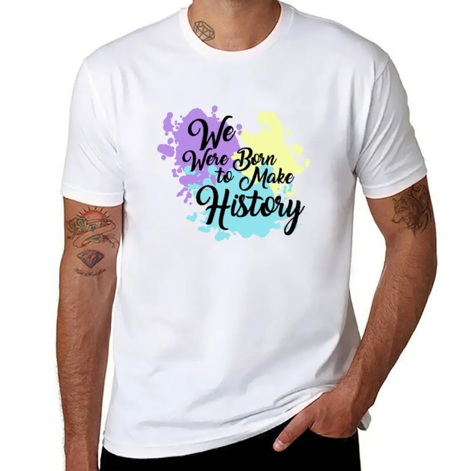 

Born to make history T-Shirt man graphic t shirt cotton t shirt man T-Shirt