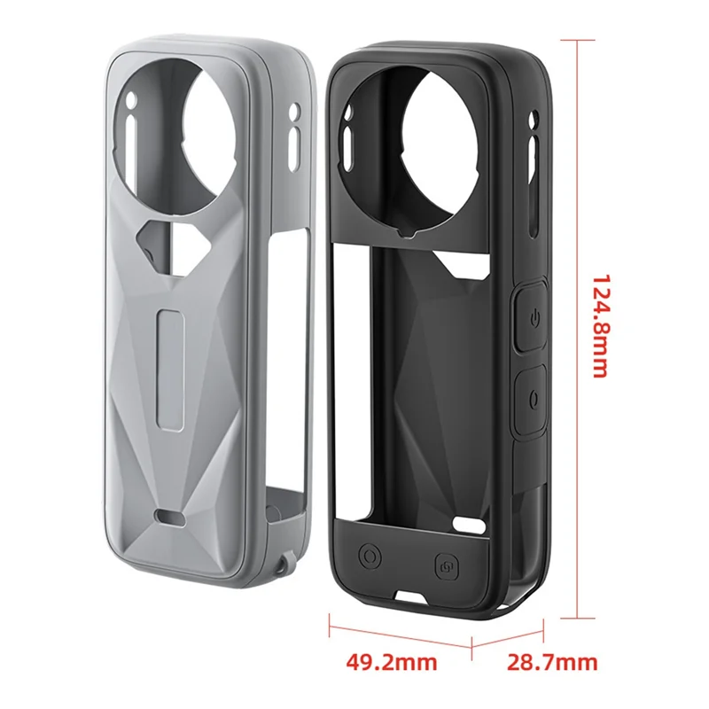 FFYY-для Insta360 X5 силиконовый защитный чехол силиконовый чехол для спортивной камеры защита от пыли и грязи