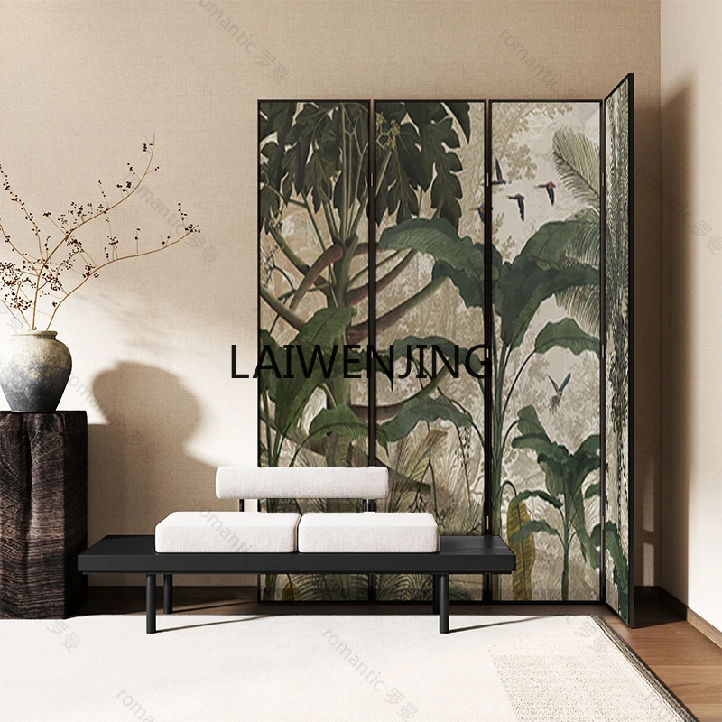 SGF jungle screen partition living room folding mobile office home background