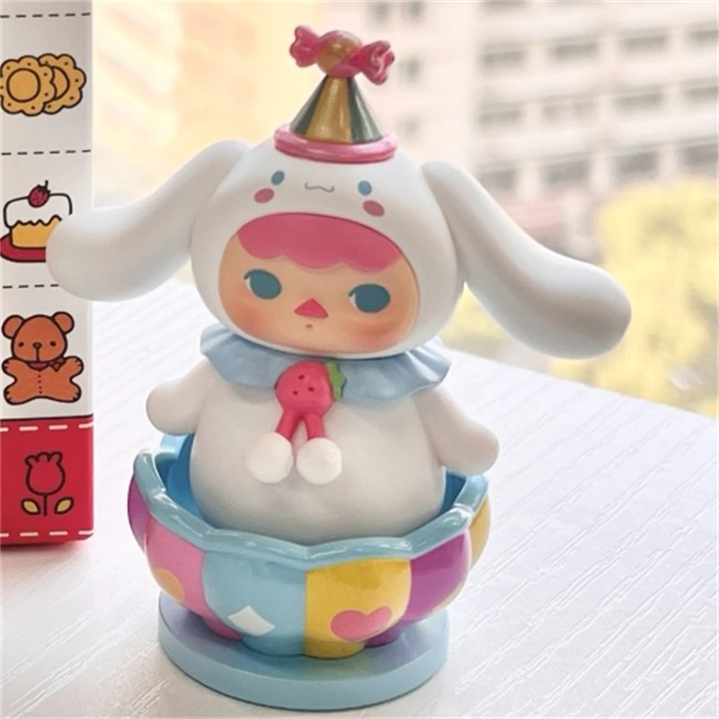 Anime Pucky Kuromi HelloKitty PomPomPurin Mymelody Cinnamorolls Pochacco Twin Star Keroppi KT Figurka akcji Zabawki Lalki Prezent dla dzieci