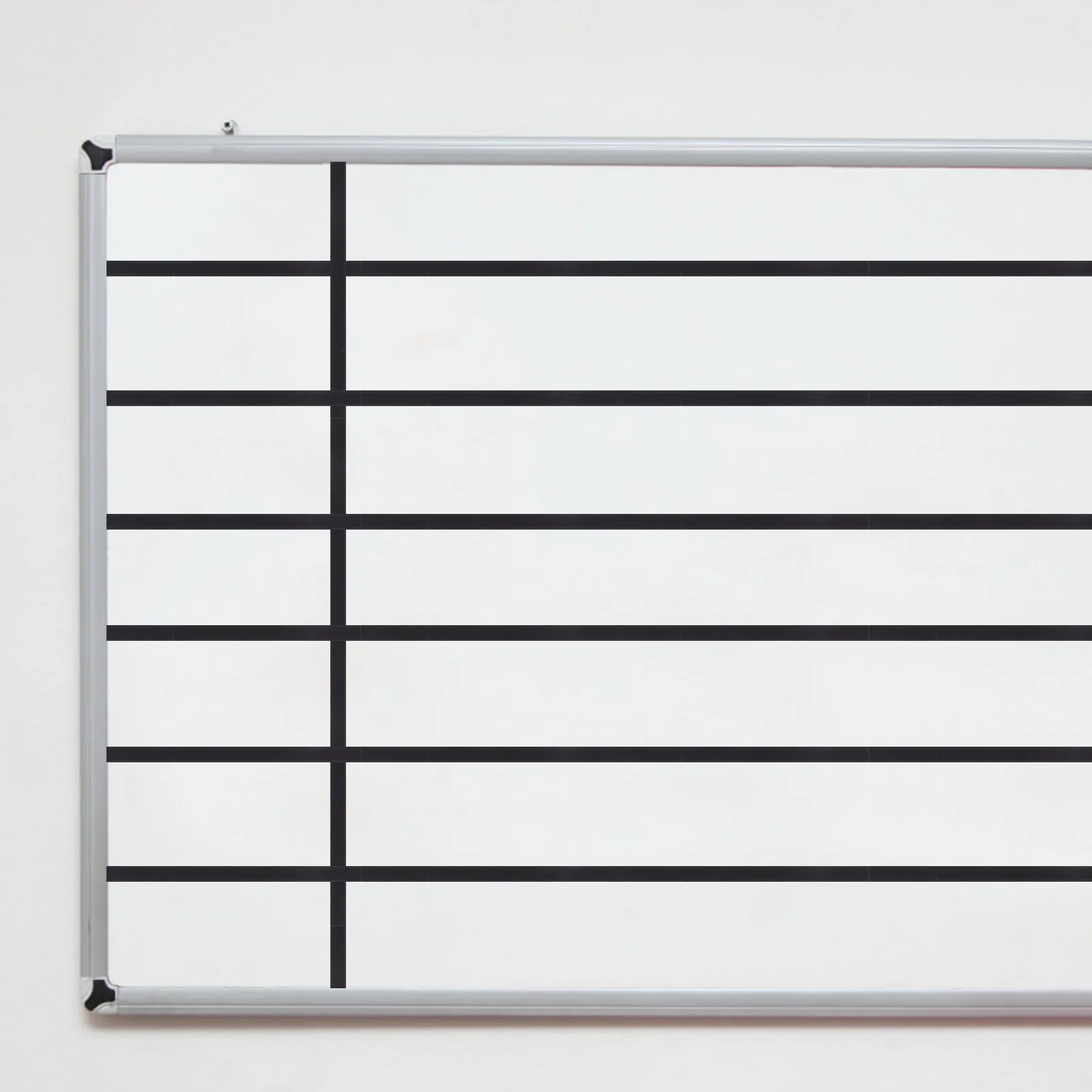 

10Pcs Black Pet Art Tape for Grid Lines and Craft Marking Self-Adhesive Drafting Tape for Whiteboard Glass Metal Wood Ceramic