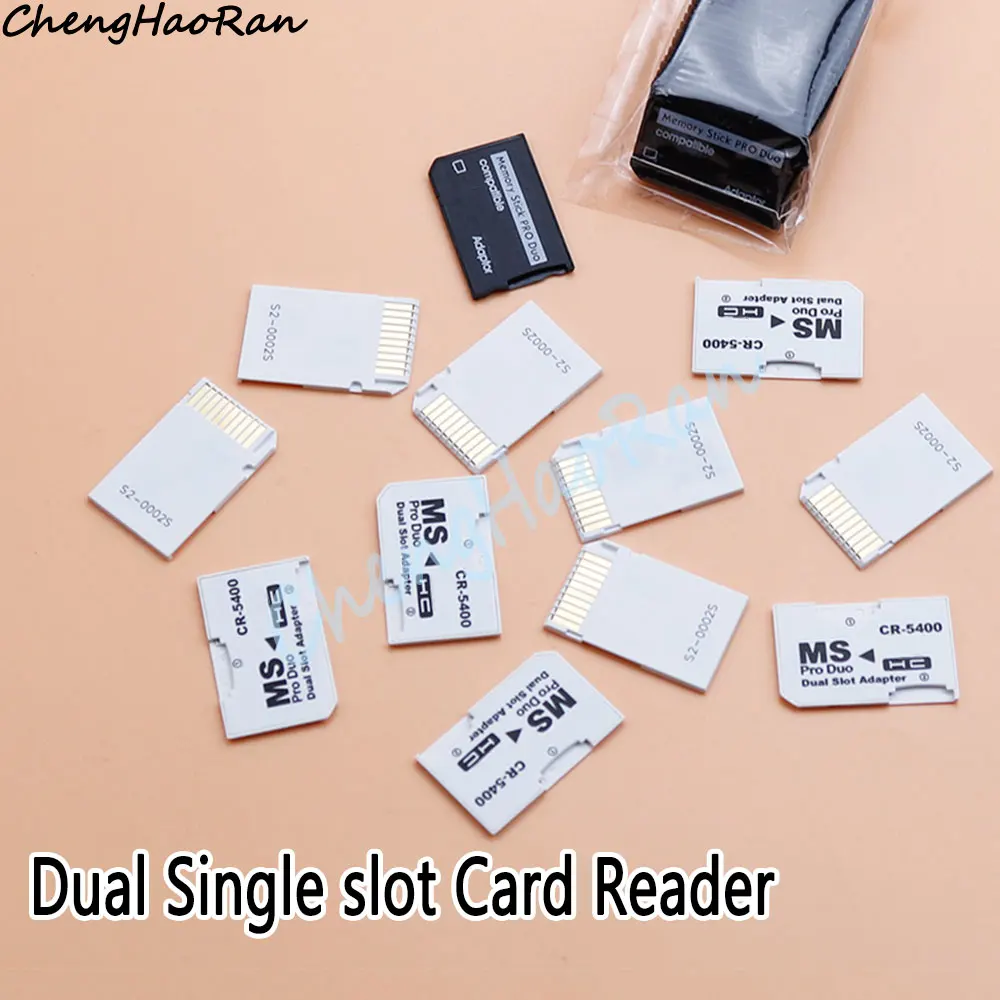 1 قطعة الذاكرة عصا برو الثنائي قارئ بطاقات ل PSP 1000 ل PSP 2000 ل PSP 3000 TF إلى MS بطاقة محول محول أجزاء الملحقات #3
