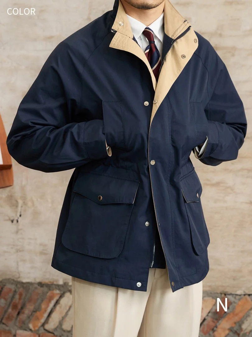 

Мистер Футболка с оленем, итальянская винтажная охотничья отделка, джет, осенне-зимнее пальто Briti Sle с эластичной резинкой на талии, модное мужское пальто