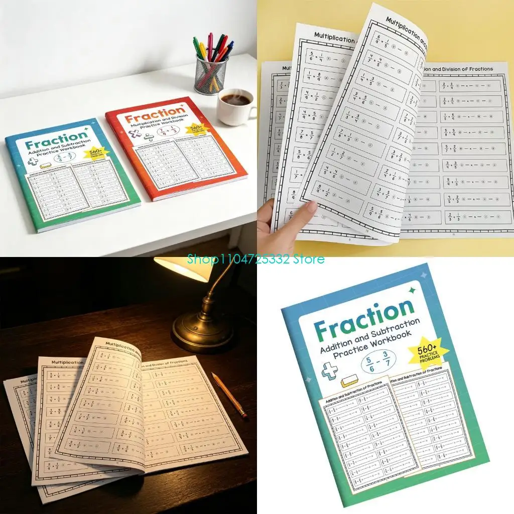 P5EA Multiplication Division Practice Workbook Featuring Organized Learning Progression