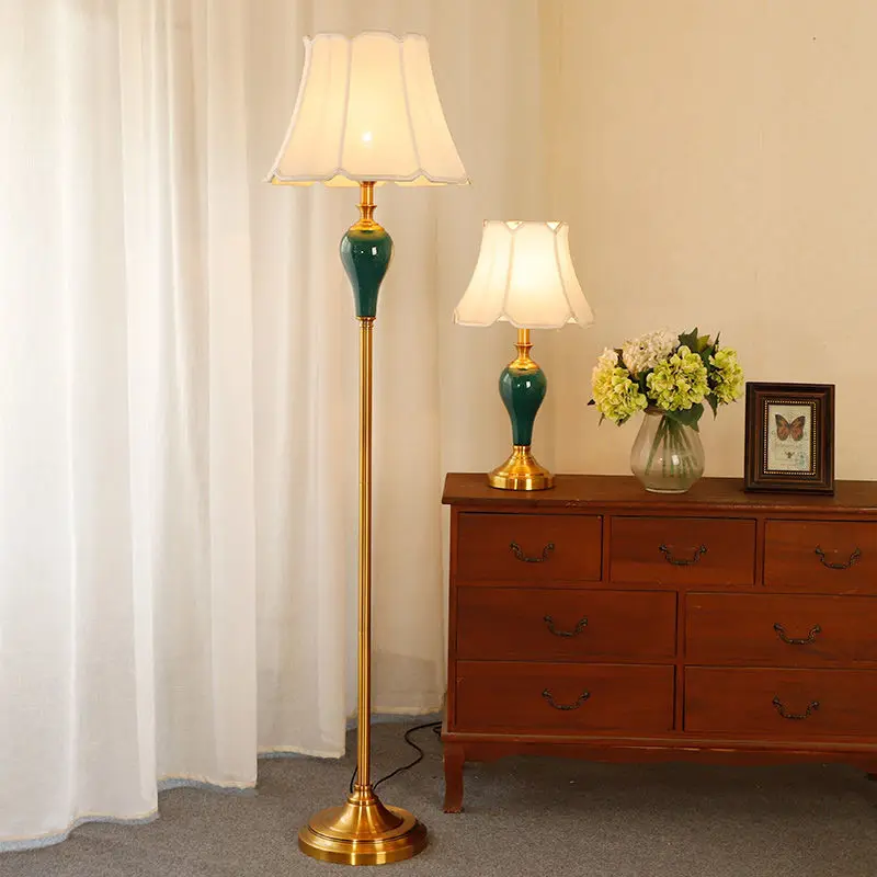 SOFEINA Modern Ceramic Floor Lamp Creative American Simple Standing Lights LED Decor For Home Living Room Bedroom Study