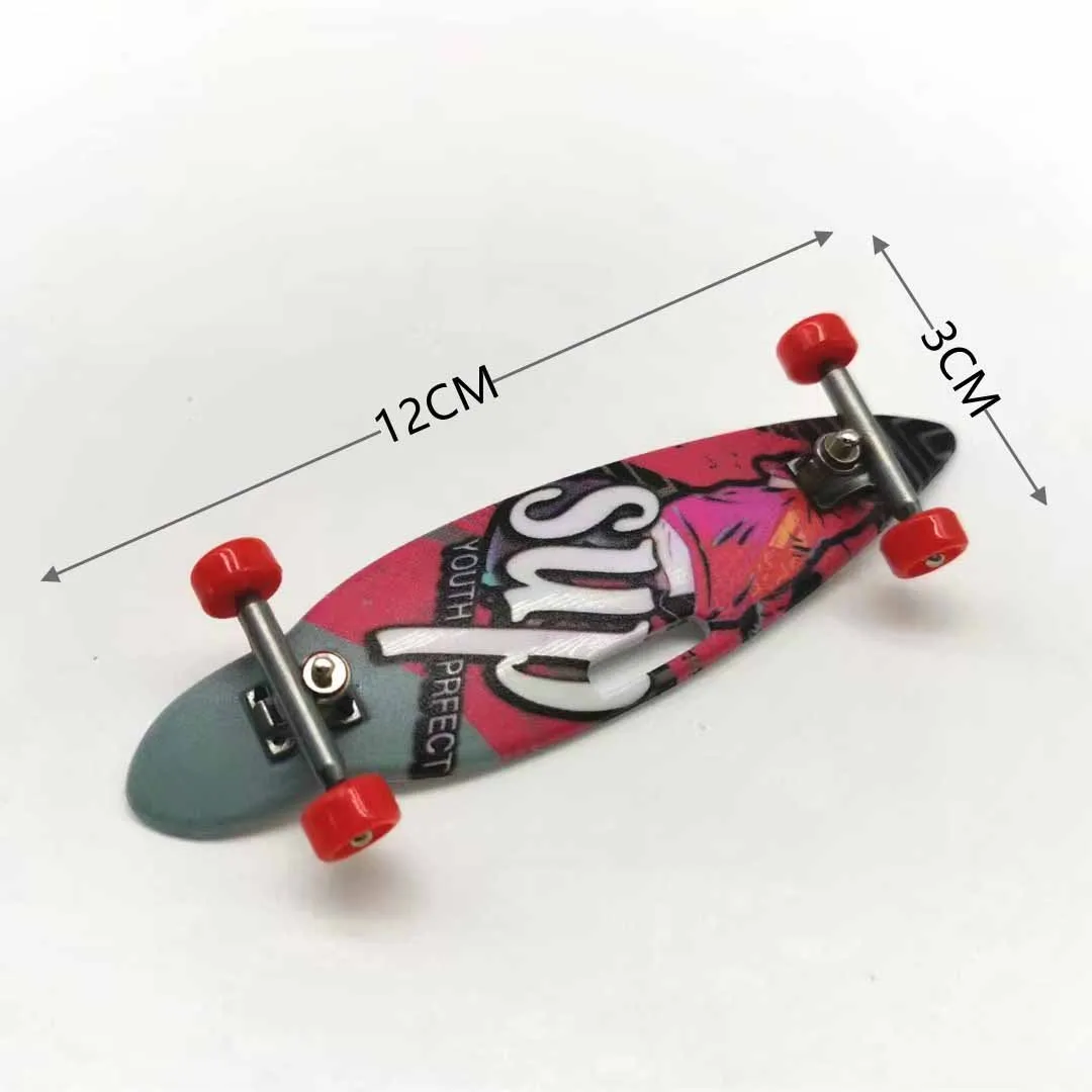 Creative Mini Fingertip Surfboard Novelty Funny Children Decompression Toys Fingertip Skateboard Desktop Game Toys