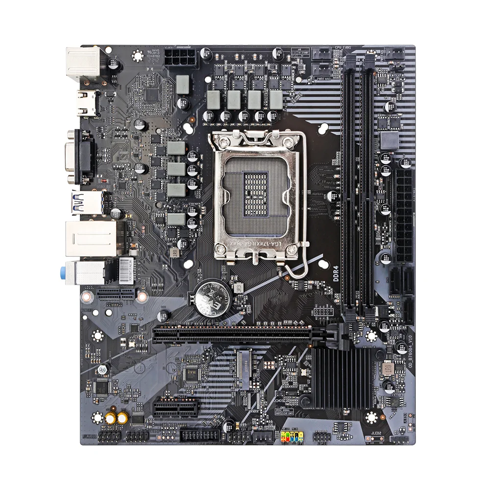 HISWISER H610B4 Micro ATX Motherboard Support Intel H610 Chipset LGA 1700 Intel 12th/13th/14th Generation Core i3 i5 i7 series