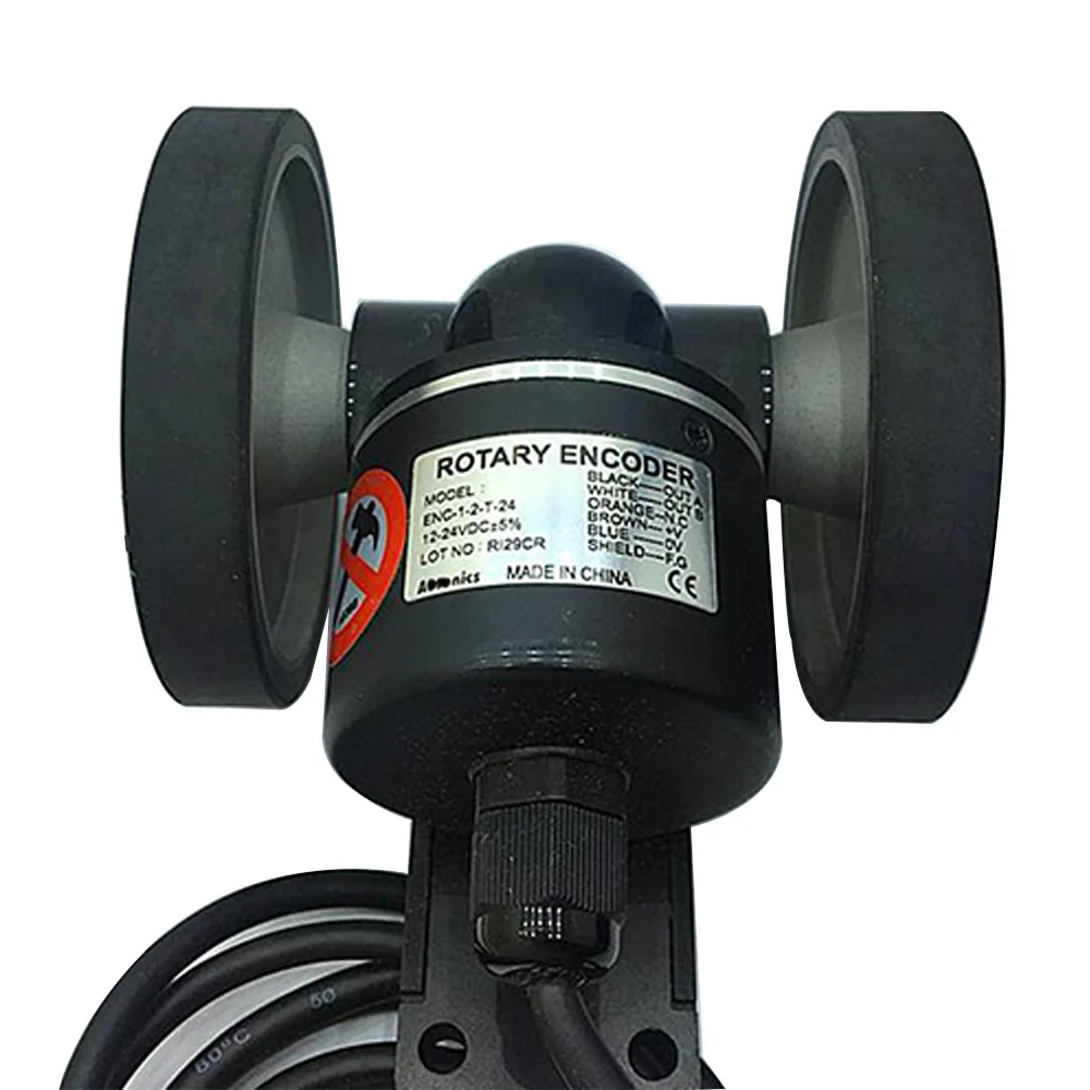 Инкрементальный поворотный энкодер колесного типа ENC-1-2-T-24 A B, фаза 24 В, выход тотемного полюса, счетчик 1 см
