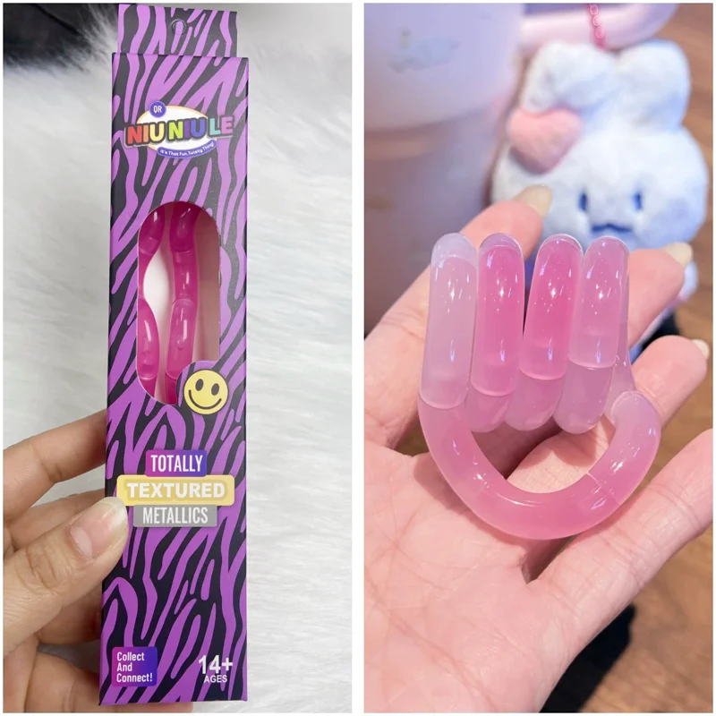 1 Stück Temperaturwechselndes Verformbares Seil Mehrfarbiges Anti-Stress-Deformationsseil Knoten-Druckentlastungs-Spielzeug Geschenke