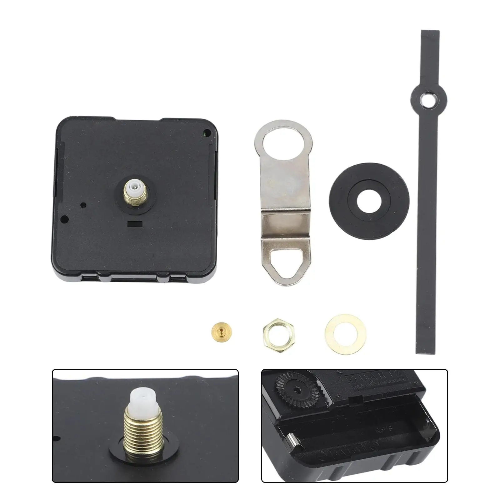 New Quartz Clock Movement Mechanism Motor Wall Pointer Set Clock Work Table Long Shaft Watches Repair Parts New