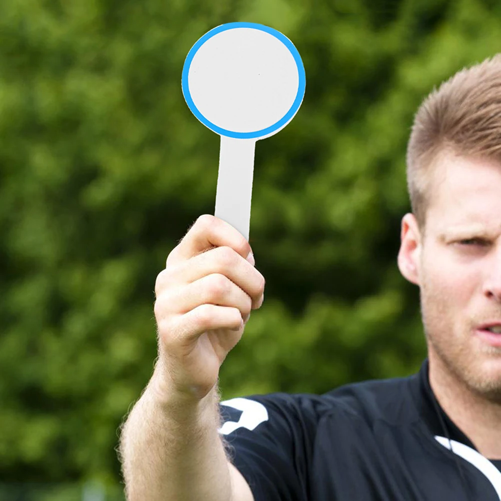 8pcs Scoreboard Red Frame Reusable Dry Erase Handheld Game Erasable Scoreboard Judges Voting Display Boards Poster